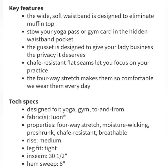 Lululemon Wunder Under Leggings Size 6 - Picture 11 of 12